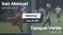 Matchup: San Manuel High Scho vs. Tanque Verde  2017