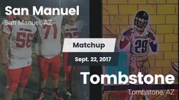 Matchup: San Manuel High Scho vs. Tombstone  2017