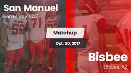 Matchup: San Manuel High Scho vs. Bisbee  2017