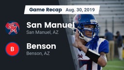 Recap: San Manuel  vs. Benson  2019