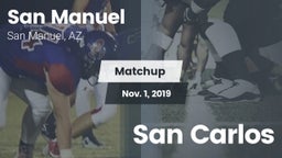 Matchup: San Manuel High Scho vs. San Carlos 2019