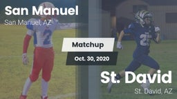 Matchup: San Manuel High Scho vs. St. David 2020