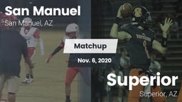Matchup: San Manuel High Scho vs. Superior  2020