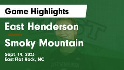 East Henderson  vs Smoky Mountain  Game Highlights - Sept. 14, 2023