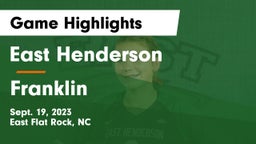 East Henderson  vs Franklin  Game Highlights - Sept. 19, 2023