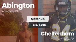 Matchup: Abington  vs. Cheltenham  2017