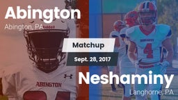 Matchup: Abington  vs. Neshaminy  2017