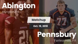 Matchup: Abington  vs. Pennsbury  2018