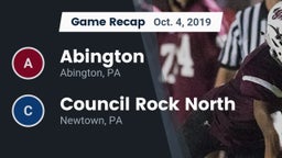 Recap: Abington  vs. Council Rock North  2019