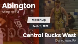 Matchup: Abington  vs. Central Bucks West  2020