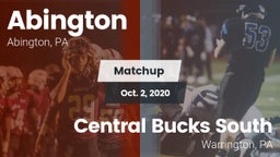 Matchup: Abington  vs. Central Bucks South  2020