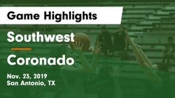 Southwest  vs Coronado  Game Highlights - Nov. 23, 2019