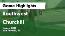 Southwest  vs Churchill  Game Highlights - Nov. 6, 2020