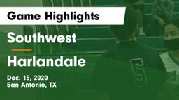 Southwest  vs Harlandale  Game Highlights - Dec. 15, 2020