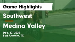 Southwest  vs Medina Valley  Game Highlights - Dec. 22, 2020