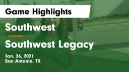 Southwest  vs Southwest Legacy  Game Highlights - Jan. 26, 2021