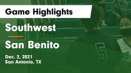 Southwest  vs San Benito  Game Highlights - Dec. 2, 2021