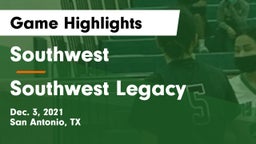 Southwest  vs Southwest Legacy  Game Highlights - Dec. 3, 2021