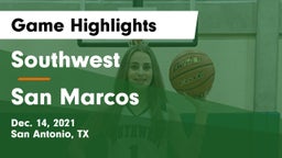 Southwest  vs San Marcos  Game Highlights - Dec. 14, 2021