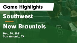 Southwest  vs New Braunfels  Game Highlights - Dec. 28, 2021
