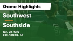 Southwest  vs Southside  Game Highlights - Jan. 28, 2022
