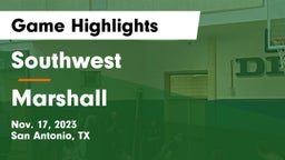 Southwest  vs Marshall  Game Highlights - Nov. 17, 2023