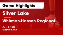 Silver Lake  vs Whitman-Hanson Regional  Game Highlights - Oct. 3, 2022