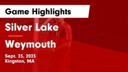 Silver Lake  vs Weymouth  Game Highlights - Sept. 23, 2023