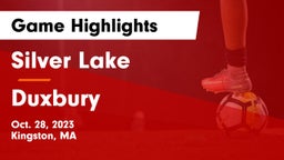 Silver Lake  vs Duxbury  Game Highlights - Oct. 28, 2023