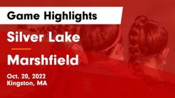 Silver Lake  vs Marshfield  Game Highlights - Oct. 20, 2022