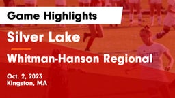 Silver Lake  vs Whitman-Hanson Regional  Game Highlights - Oct. 2, 2023