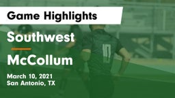 Southwest  vs McCollum  Game Highlights - March 10, 2021