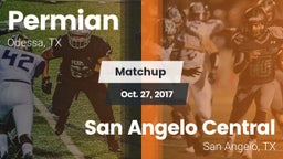 Matchup: Permian  vs. San Angelo Central  2017