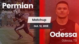 Matchup: Permian  vs. Odessa  2018