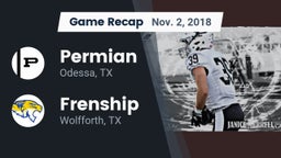 Recap: Permian  vs. Frenship  2018
