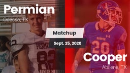 Matchup: Permian  vs. Cooper  2020