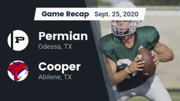 Recap: Permian  vs. Cooper  2020