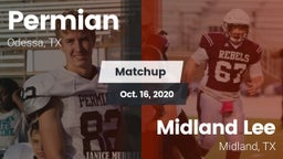 Matchup: Permian  vs. Midland Lee  2020