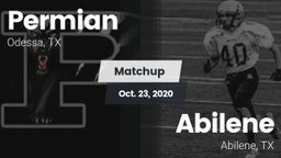 Matchup: Permian  vs. Abilene  2020