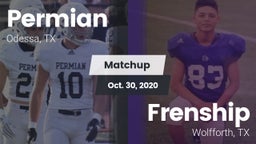 Matchup: Permian  vs. Frenship  2020