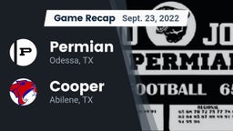 Recap: Permian  vs. Cooper  2022