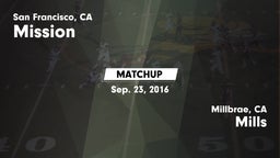 Matchup: Mission vs. Mills  2016