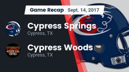 Recap: Cypress Springs  vs. Cypress Woods  2017