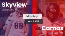 Matchup: Skyview  vs. Camas  2016