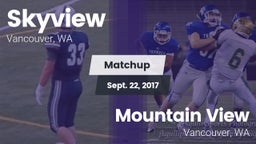 Matchup: Skyview  vs. Mountain View  2017