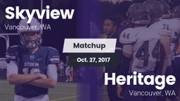 Matchup: Skyview  vs. Heritage  2017