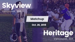 Matchup: Skyview  vs. Heritage  2018