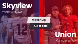 Matchup: Skyview  vs. Union  2019