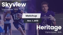 Matchup: Skyview  vs. Heritage  2019