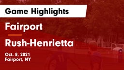 Fairport  vs Rush-Henrietta  Game Highlights - Oct. 8, 2021